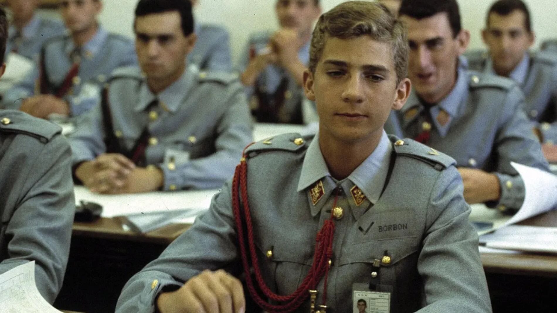Felipe VI, durante su etapa en la Academia Militar de Zaragoza.