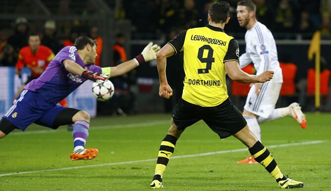El portero del Madrid fue uno de los destacados en Dortmund