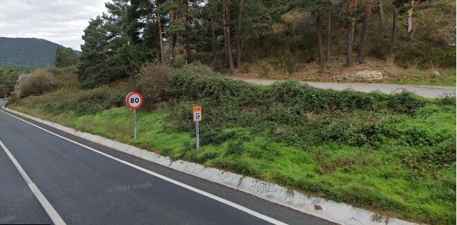 Kilómetro 17 de la carretera CL-601