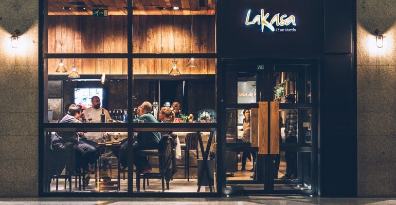 El restaurante Lakasa visto desde fuera