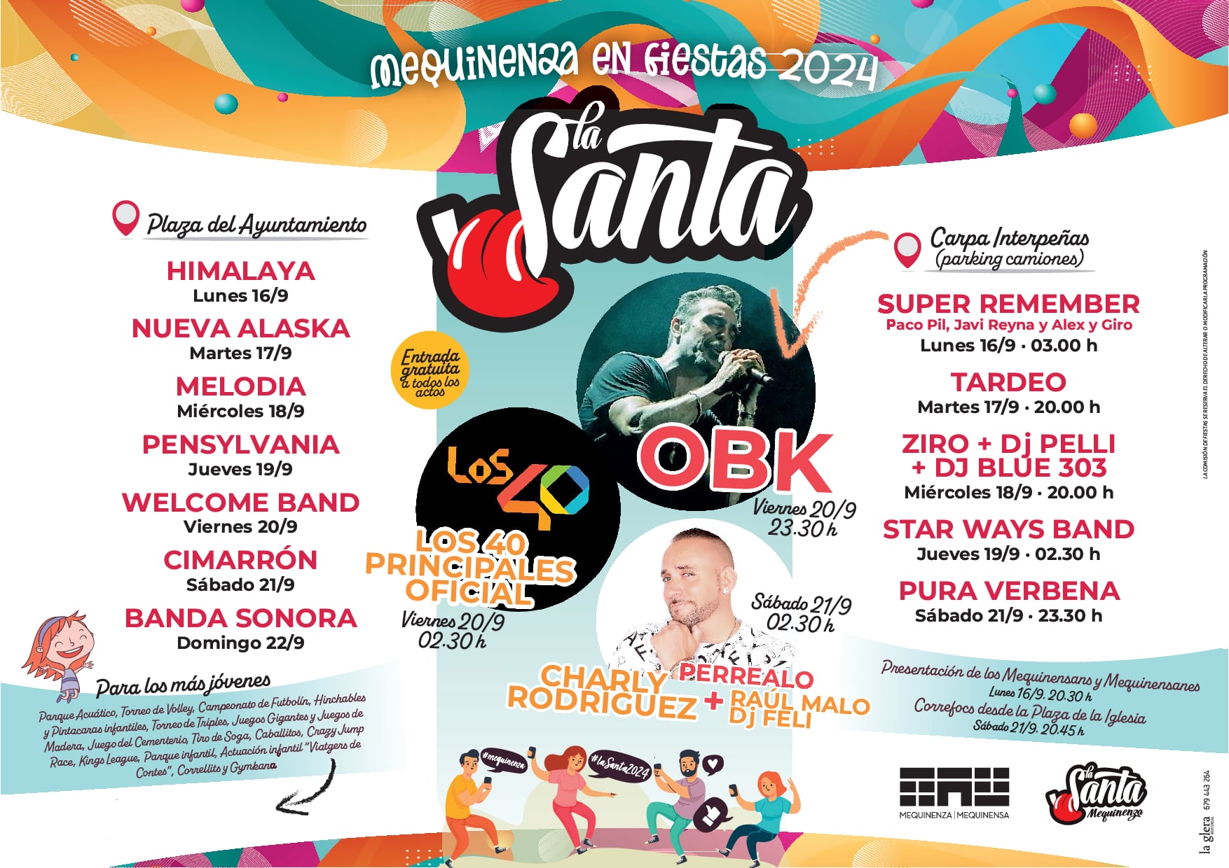 La Fiesta Oficial de Los 40, cabeza de cartel de las fiestas de Mequinenza