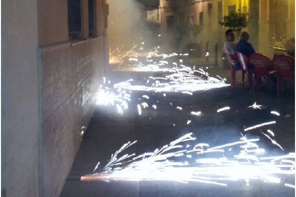 Noche de carretillas en Sax