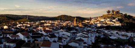 Vista panorámica de Cortegana (Huelva)