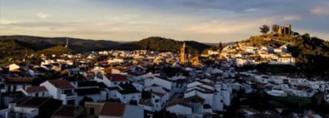 Vista panorámica de Cortegana (Huelva)