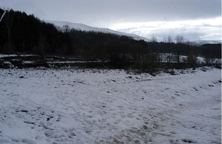 Nieve en el norte de Extremadura