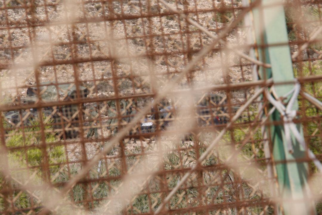 La valla de Melilla tras un salto masivo