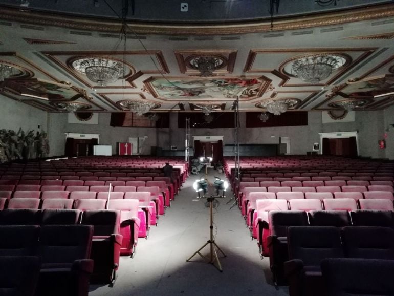 El patio de butacas del Teatro Albéniz despues de estar diez años cerrado