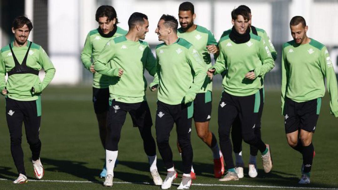 El Betis en un entrenamiento