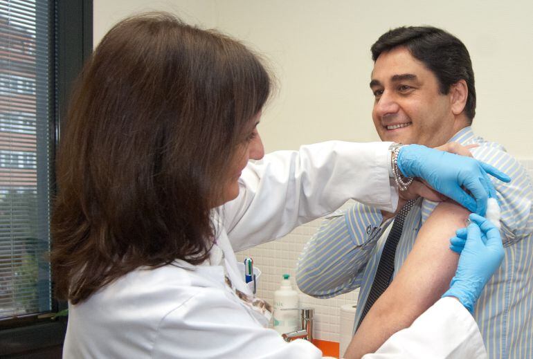 Imagen de vacunación contra la gripe