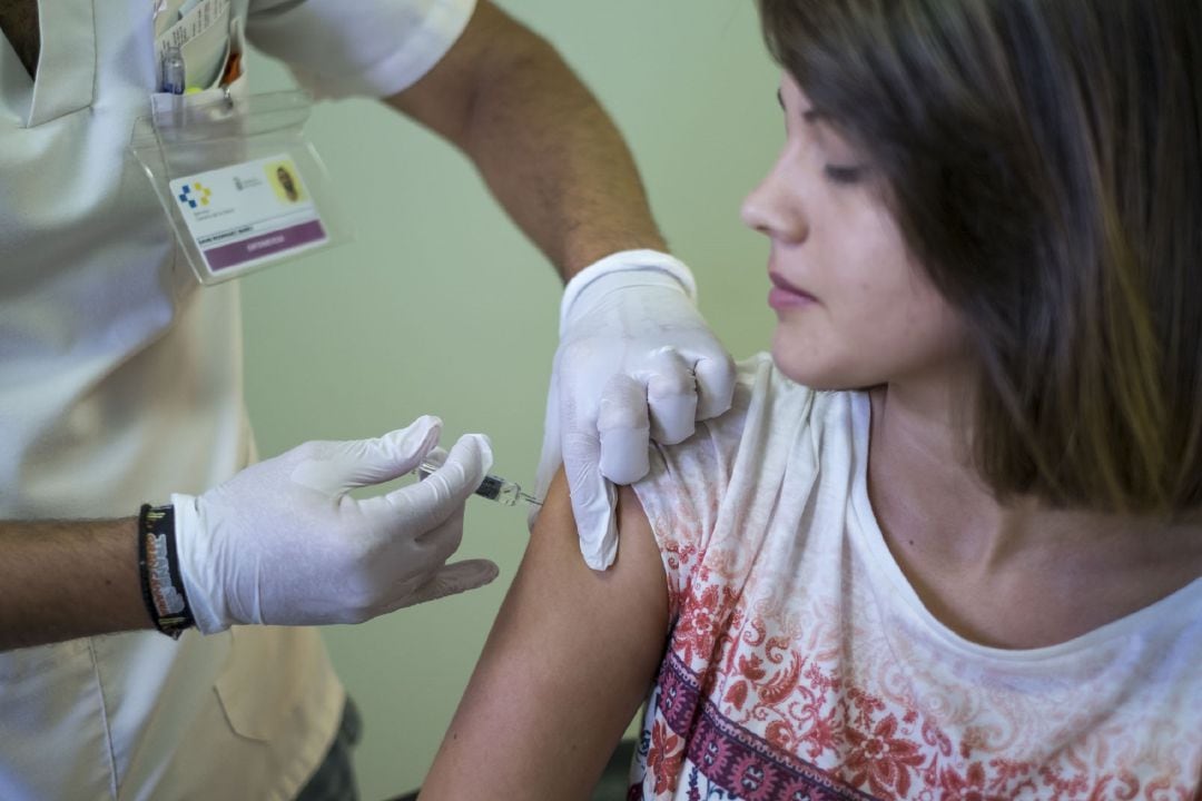 Campaña contra la gripe en Canarias. 