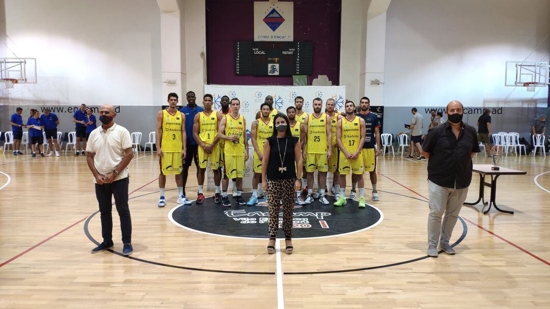 El MoraBanc Andorra va disputar el primer amistós a Encamp.