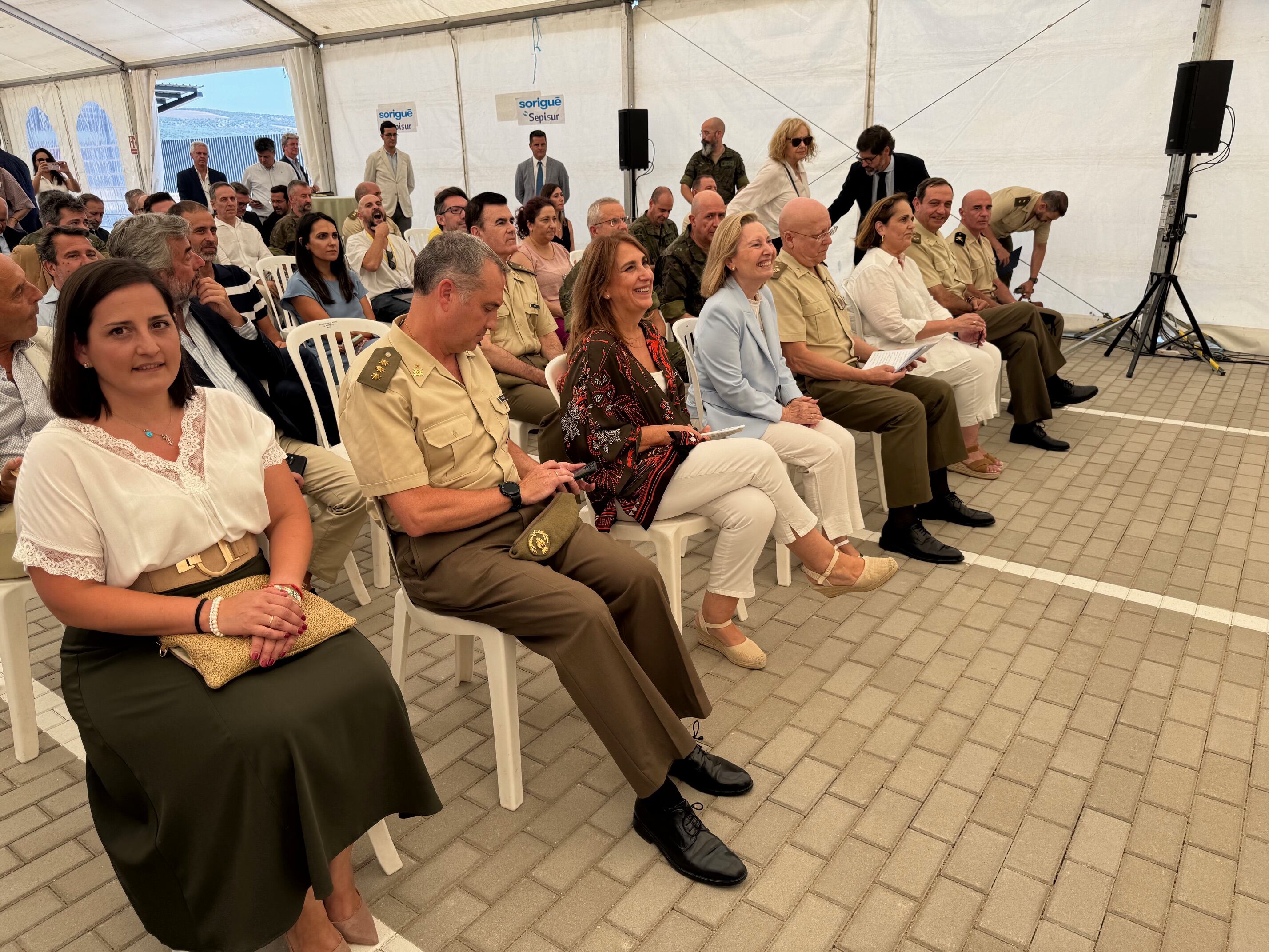 Acto de entrega de la obra de urbanización y vallado de la Base Logística del Ejército de Tierra