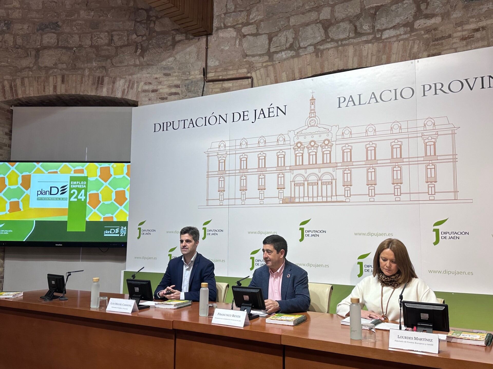 Presentación del Plan de Empleo y Empresa 2024 de la Diputación Provincial de Jaén.