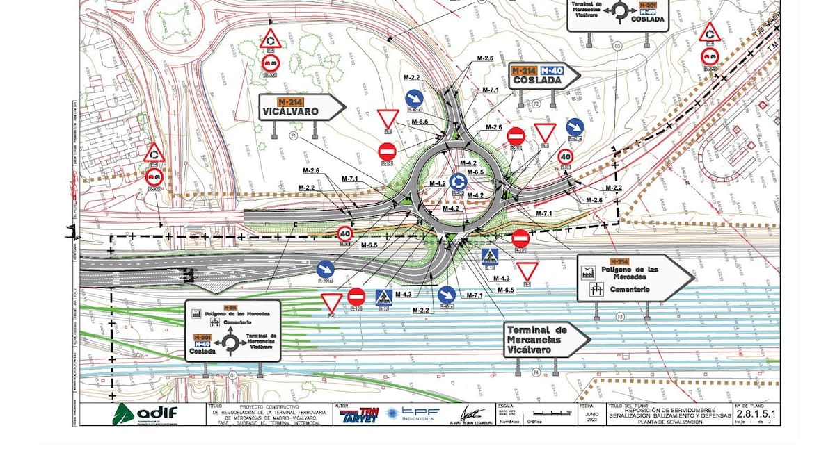 Coslada da luz verde a las obras para crear una rotonda que elimine el cruce de acceso al Cementerio