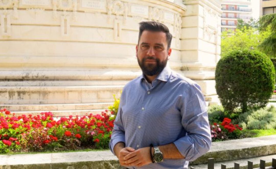 Fran González, en una imagen de archivo en la plaza de España