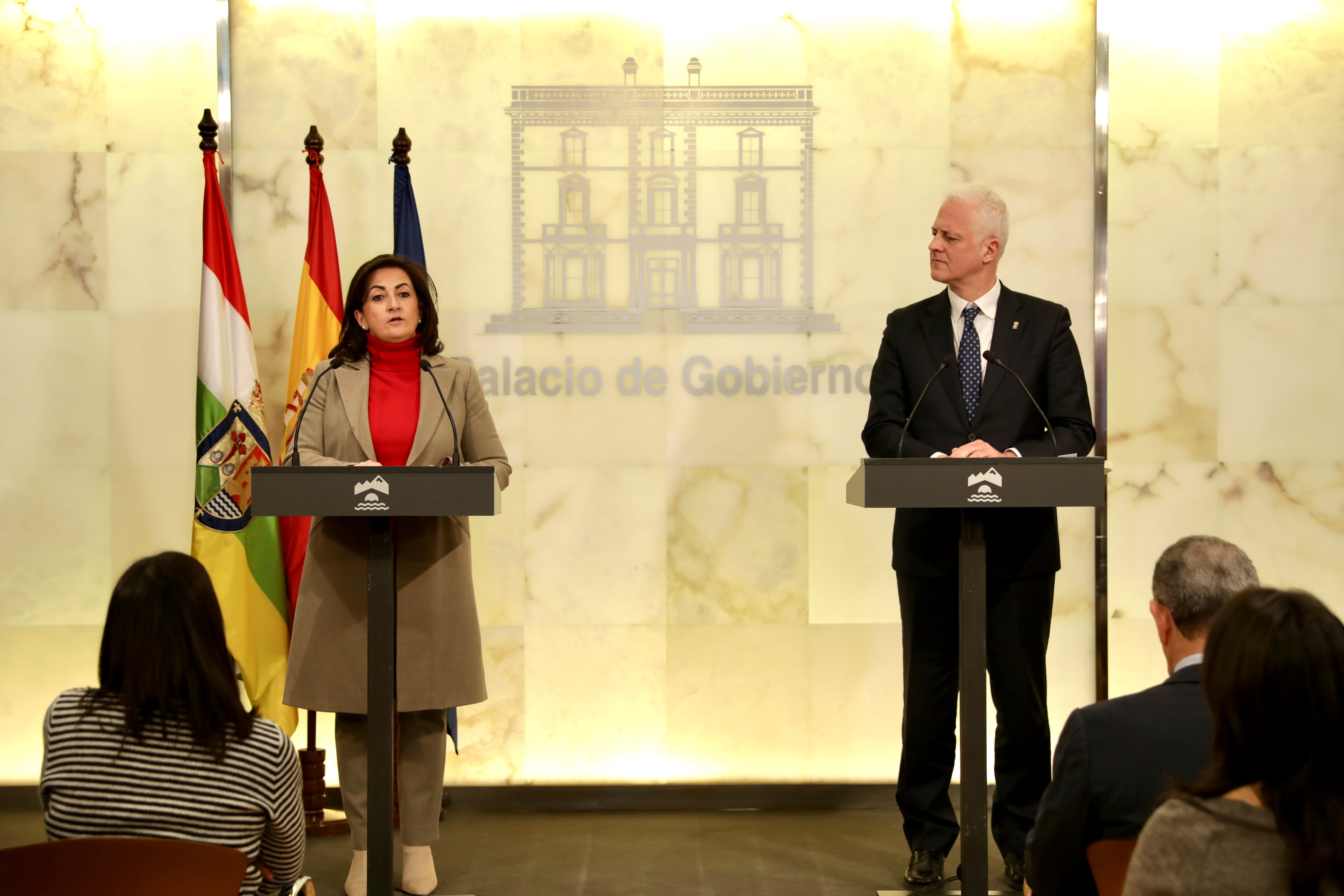 Concha Andreu y Pablo Hermoso de Mendoza