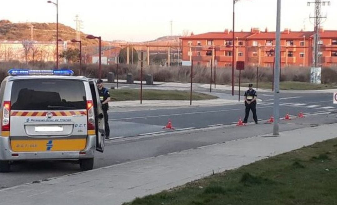 Imagen de archivo de un control policial