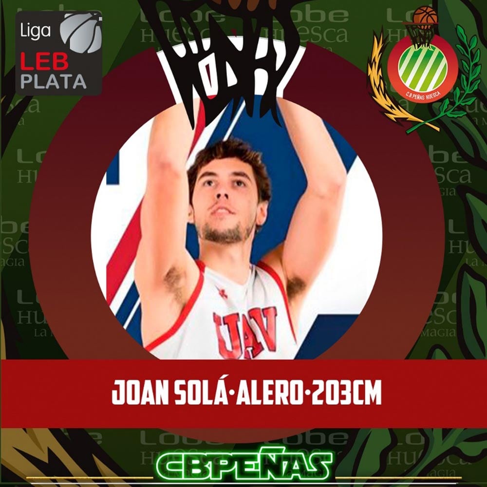Joan Sola es nuevo jugador del CB Peñas