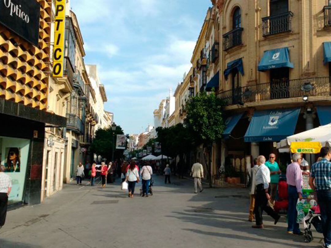 Calle Larga en Jerez