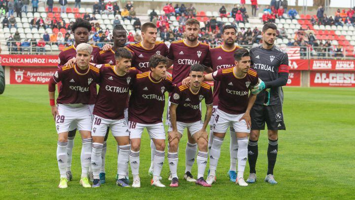 Imagen de archivo de una de las alineaciones del Albacete