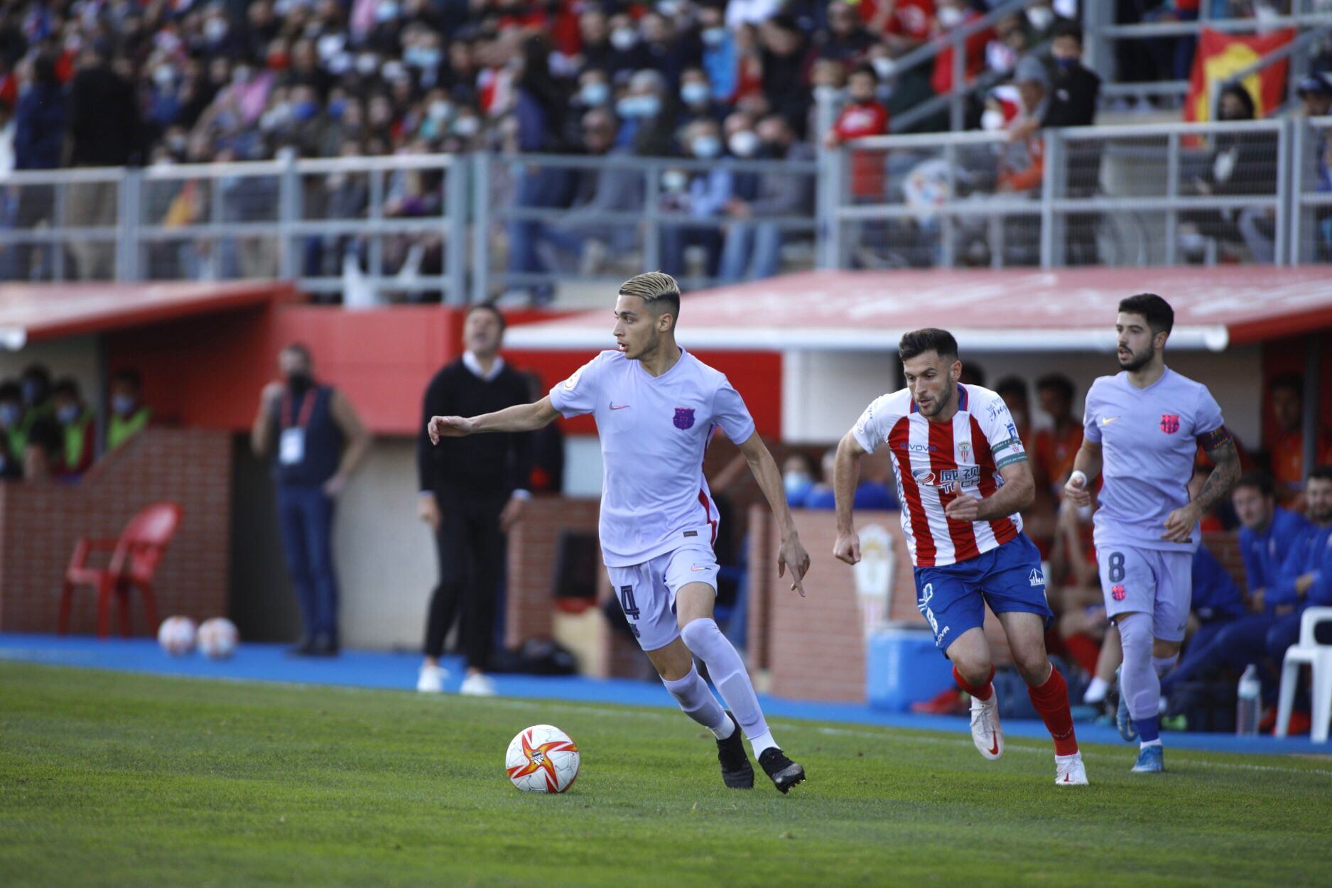 Un momento del partido