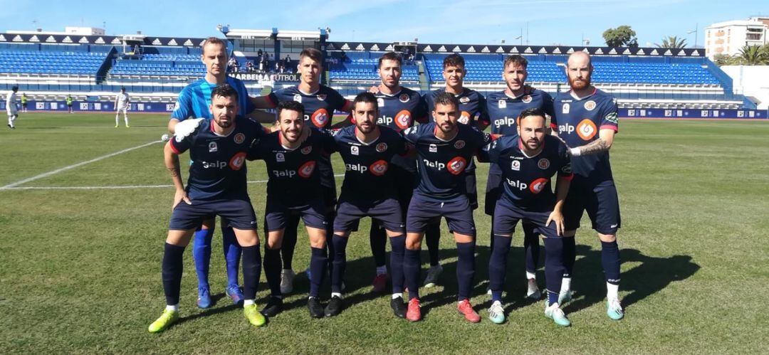 Foto de equipo previa al encuentro.