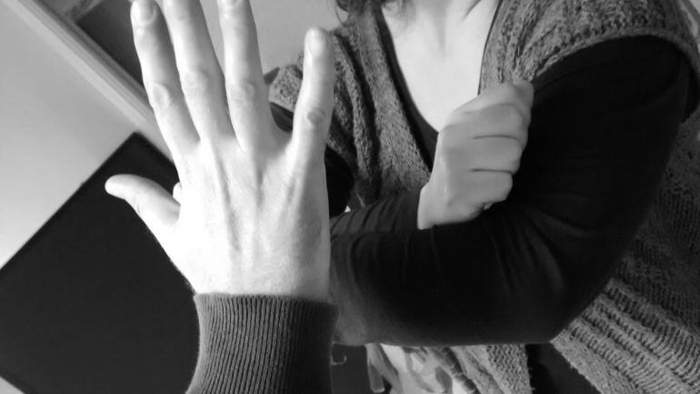 Simulació d'agressió. 