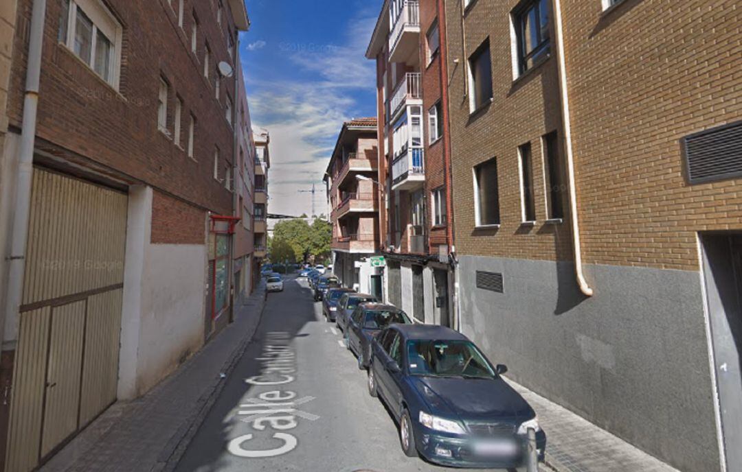 Imagen de la calle Cantarranas donde se producía el apuñalamiento