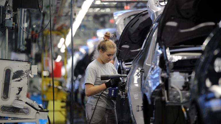 Interior de una factoría de Renault