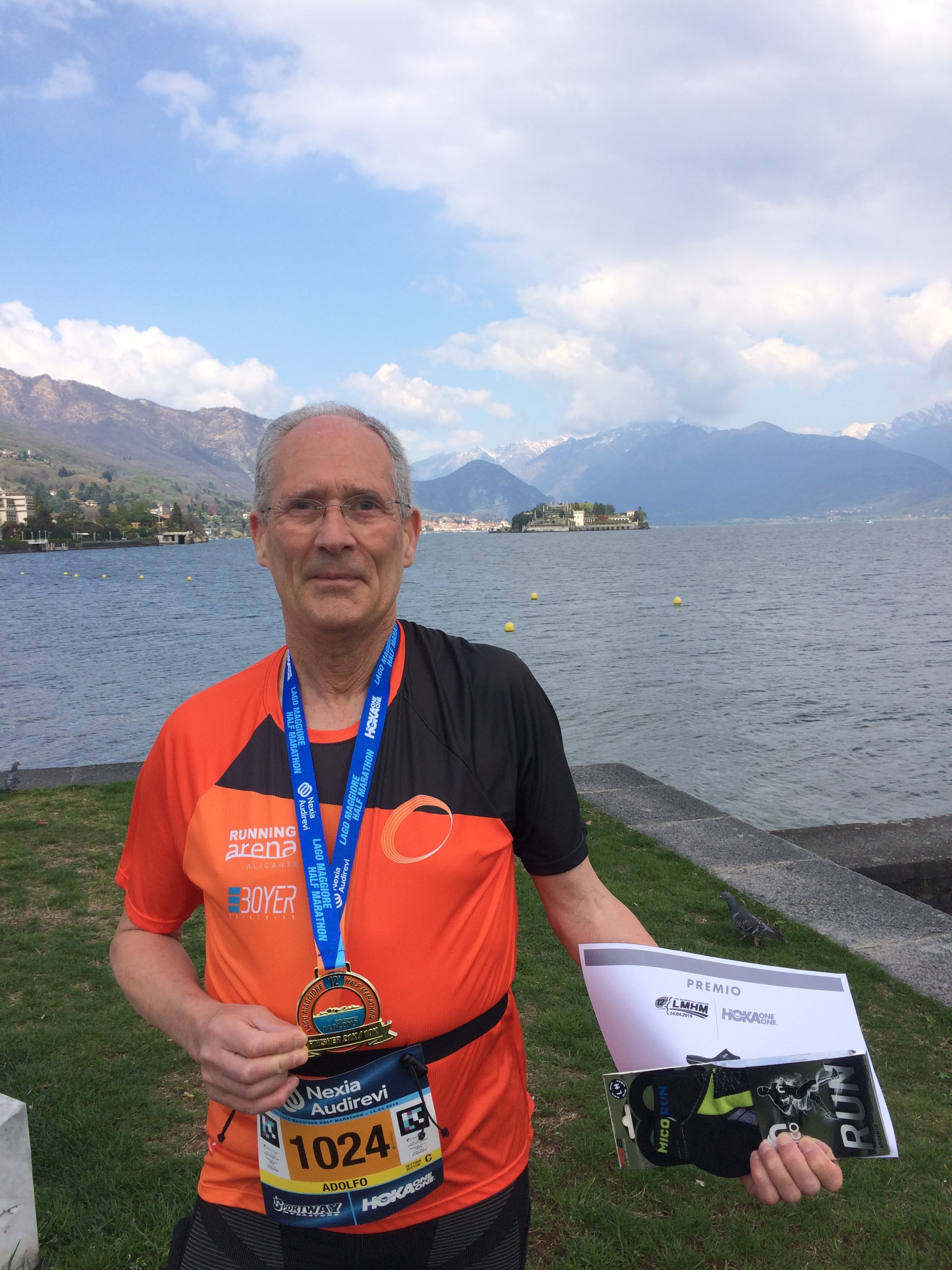 Tras participar en la carrera del Lago Maggiore