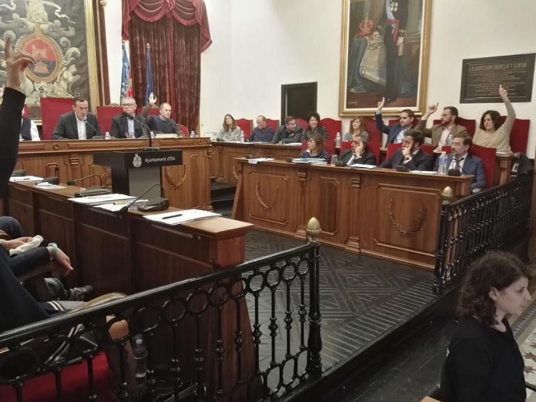 Los concejales de Ciudadanos votan a favor de los presupuestos