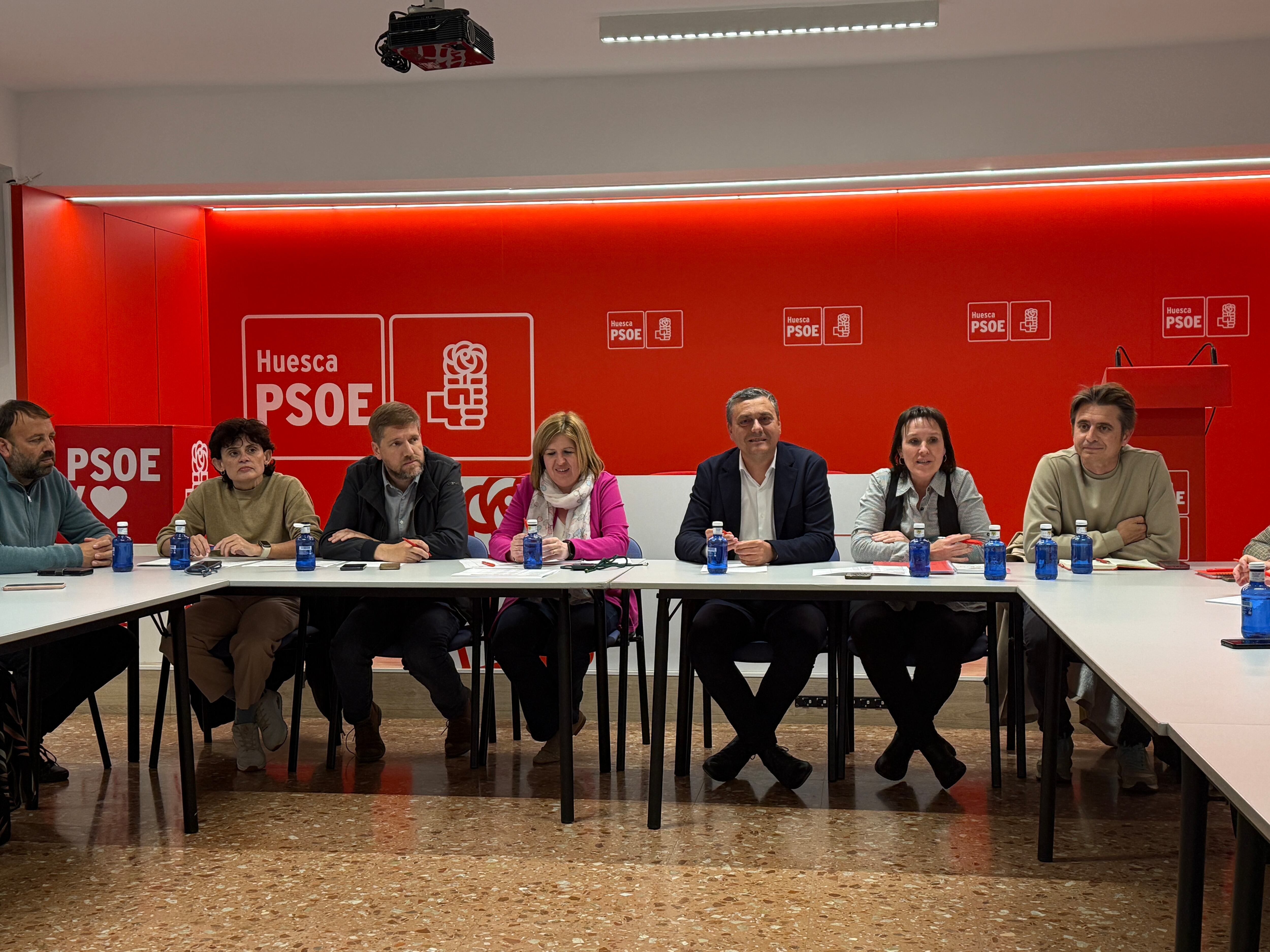 Comisión Ejecutiva Provincial del PSOE en Huesca