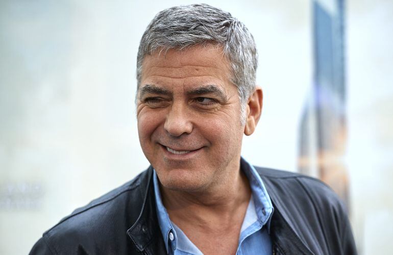 George Clooney en La Ciudad de las Artes y las Ciencias durante la presentación de &#039;Tomorrowland&#039;.