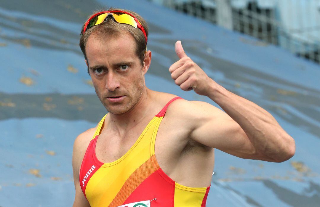 Ángel David Rodríguez, capitán de la selección española de atletismo