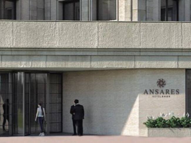 Simulación de la fachada.