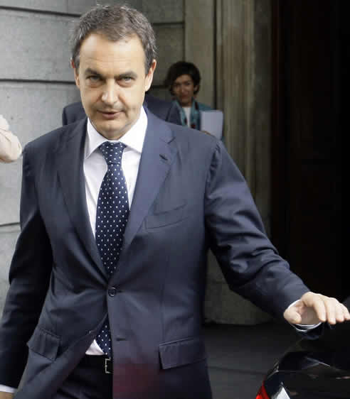 Zapatero, hace unos días en Madrid