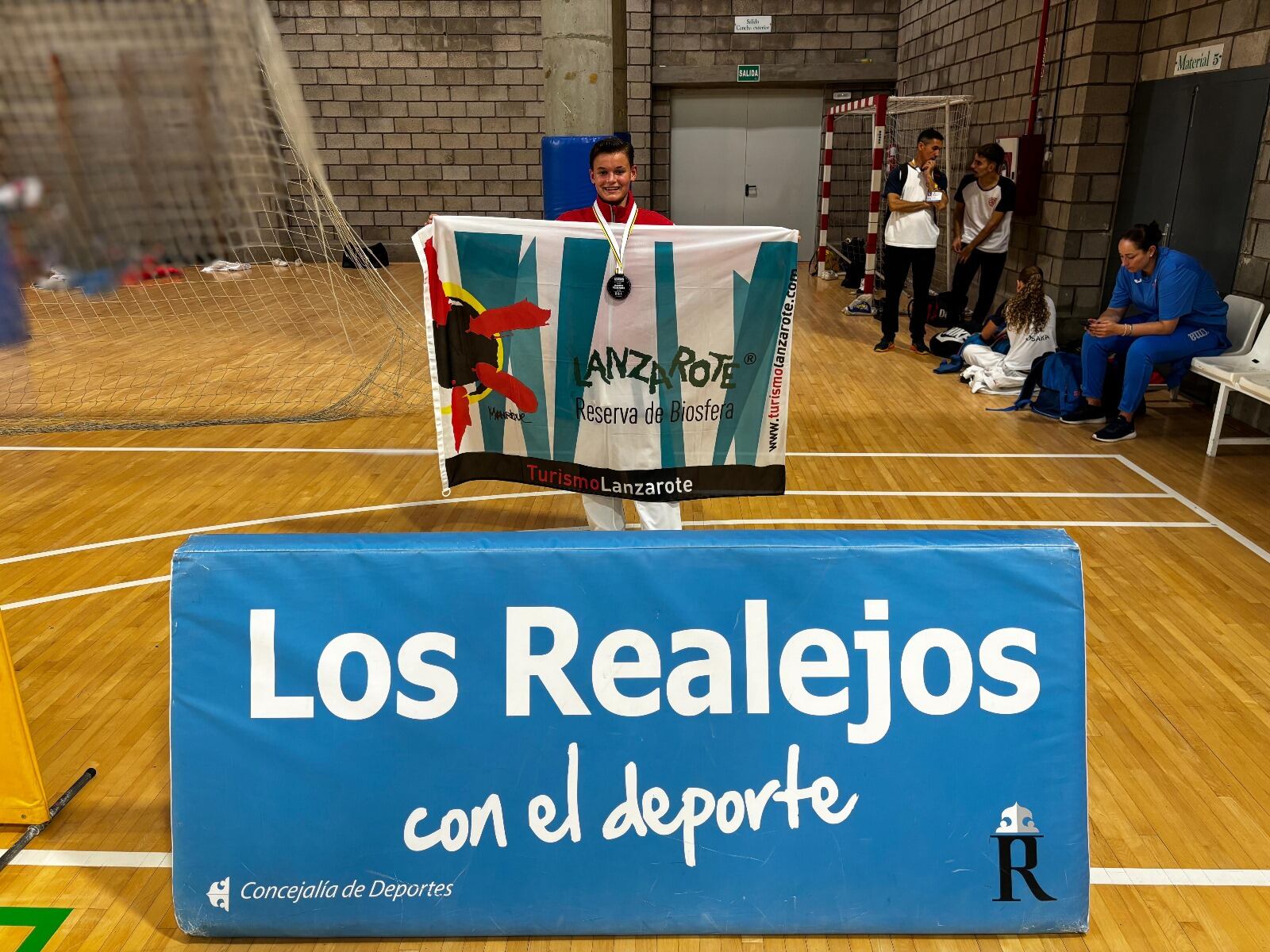 Amelie Yaiza Skiba, Campeona de Canarias de kumite por cuarta vez.