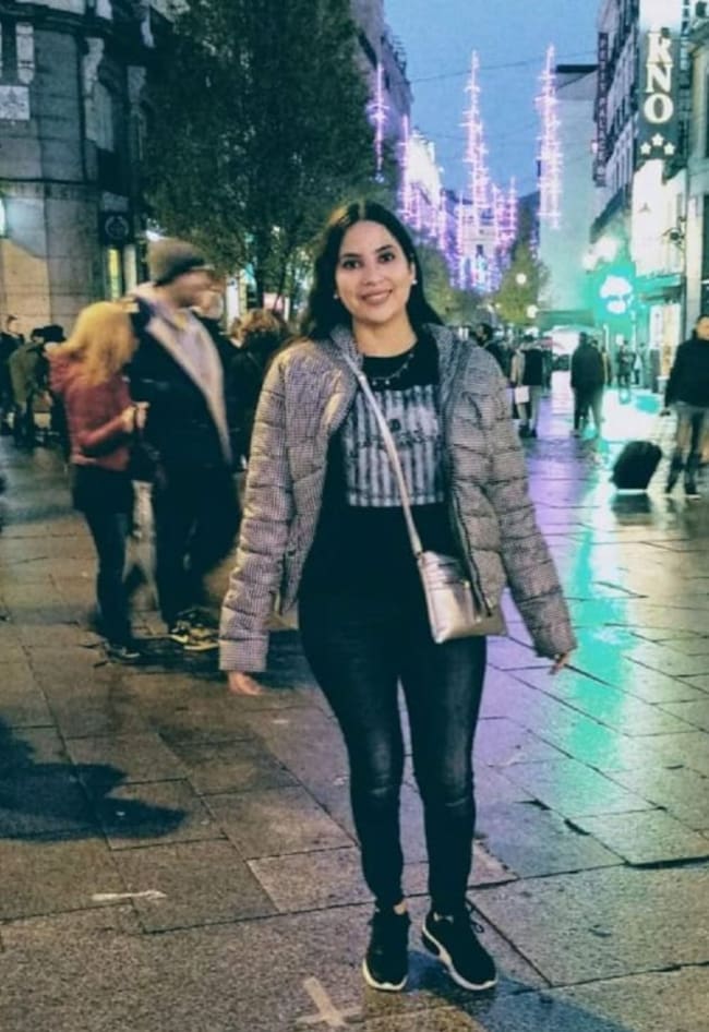 Imagen de Nancy Paola Reyes, la joven presuntamente asesinada por su pareja sentimental