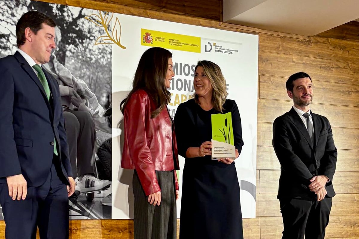 Cartagena recibe el Premio Reina Letizia por su plan de accesibilidad