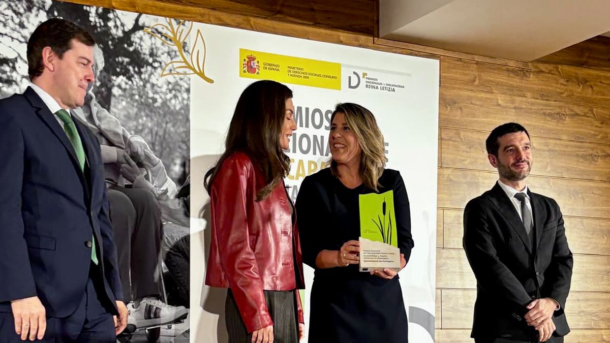 Cartagena recibe el Premio Reina Letizia por su plan de accesibilidad