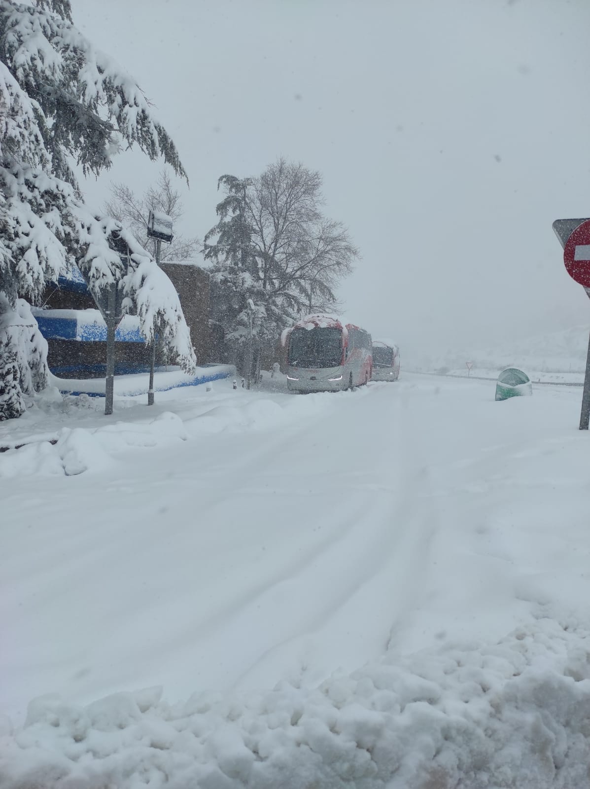 Nieve en Segovia.