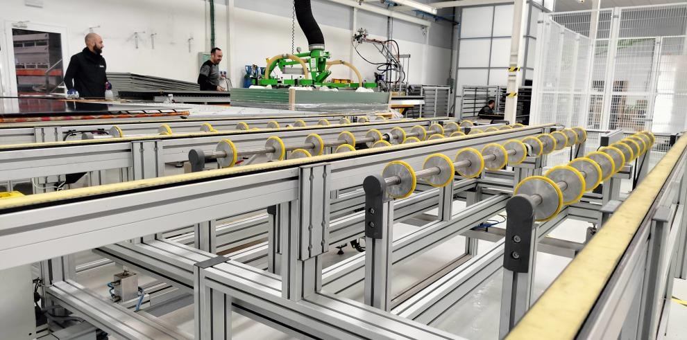 Interiror de una empresa metálica