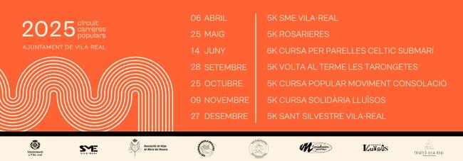 Vila-real lanza una nueva edición del circuito de carreras populares con 7 pruebas