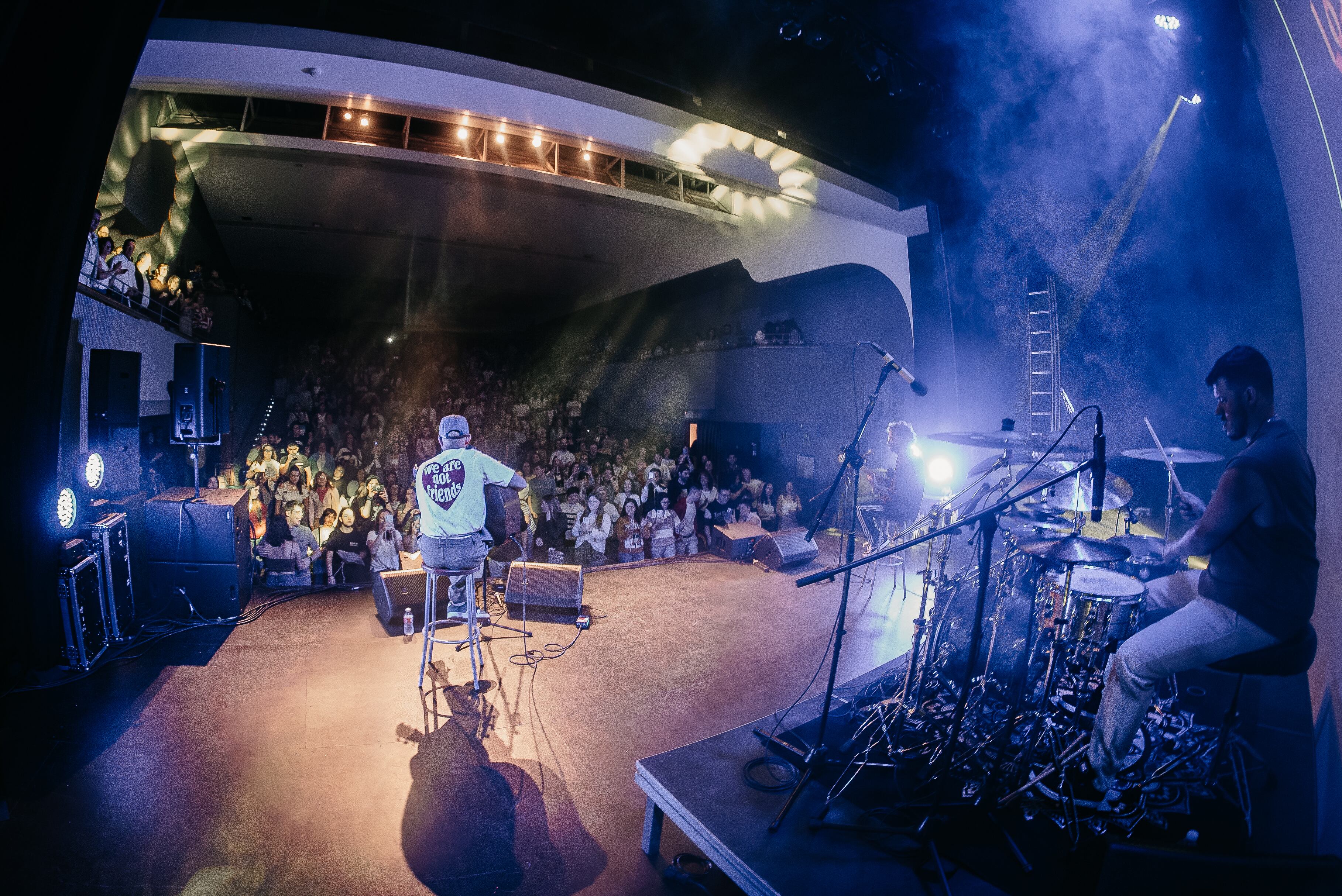 Momento del concierto de Nil Moliner en Villamuriel