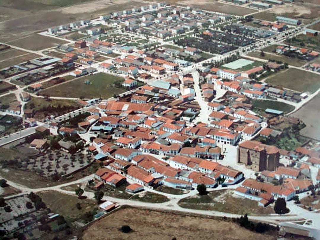 Vista aérea de Saucedilla