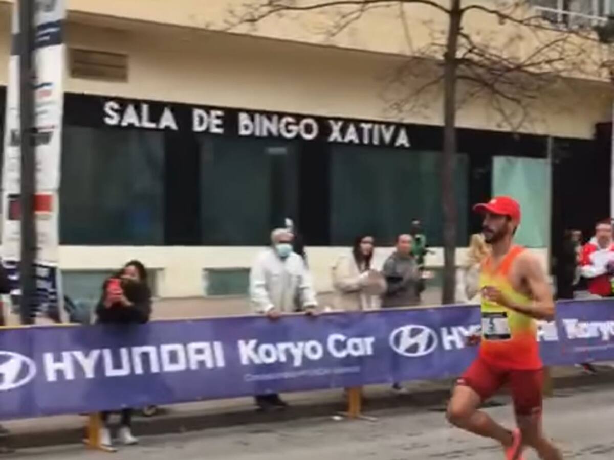 Alberto López, 1º en la Media Maratón de Xativa