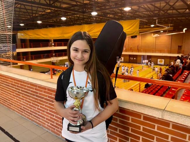 Anna Gallego, del Club D'Esgrima Xàtiva