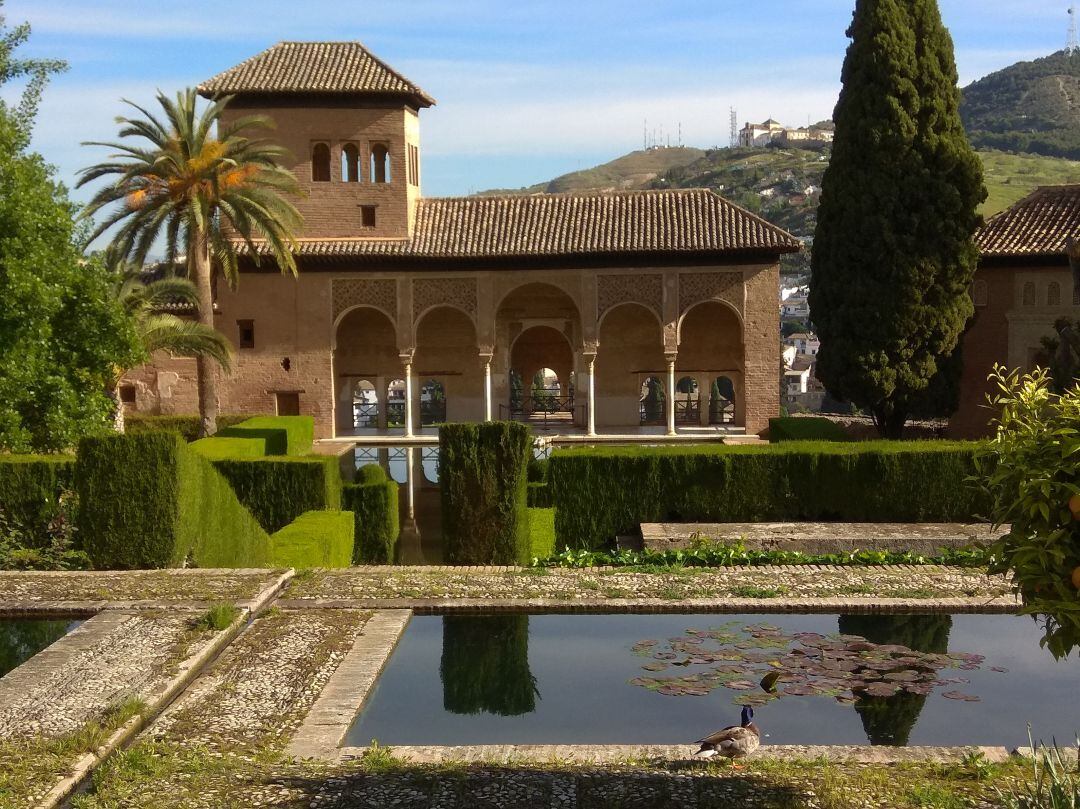 Palacio del Partal en la Alhambra