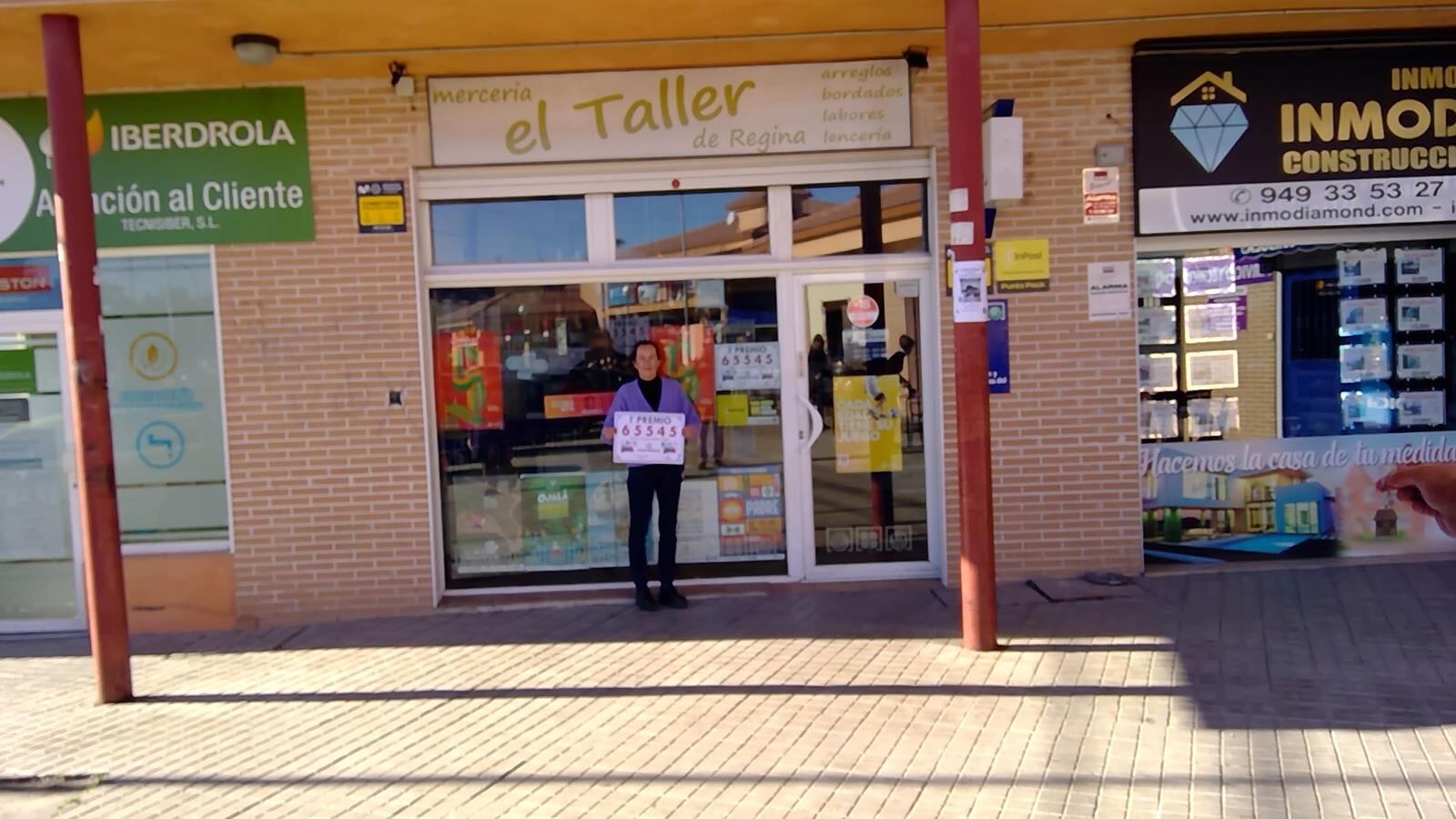 Punto de venta Lotería en El Casar/Foto LAE