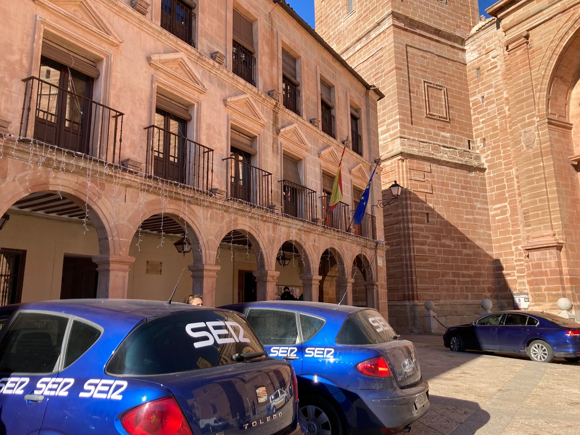 Imagen de archivo de la Cadena SER, durante la realización de un programa especial en Villanueva de los Infantes (Ciudad Real)